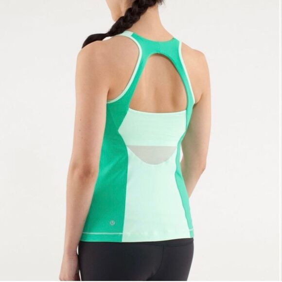 Lululemon Run Pace Mint Green Racerback Tank Top - Picture 10 of 11